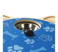 Dog Scratch Board - Rotating Wooden Scratcher with Treat Box | | Premium Dog Scratch Board Rotating Pet Wooden Scratcher with Treat Box Interactive Nail File Trimmer Puzzle Toy Board