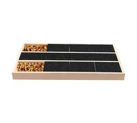 Dog Scratch Board Wooden File Toy with Treat Box
