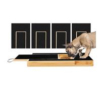 Dog Scratch Board - Wooden Grooming Scratch, Wooden Scratching Pad | Dog Nail Emery with Replacement Sandpaper, Puppy Nail Health Tool for Yard