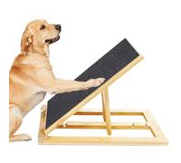 Dog Scratch Pad for Nails Wood Foldable Dog Nail Board Scratch Pad