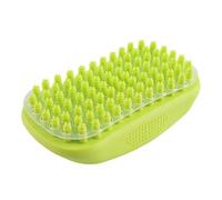 Dog Scrubber for Bath, Cat Grooming Brush with Rubber Bristles, Soothing Massage Curry Comb, Pet Shedding & Brushing Tool for Dogs and Cats