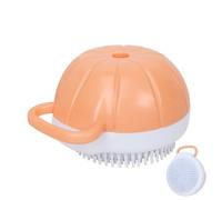 Dog Scrubber for Bath,Soft Pumpkin-shaped Tool with Soap Dispenser,Dog Washing Brush | for Home Outdoor Travel Bathing Washing Summer Hair Care