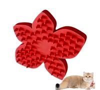 Dog Scrubber - Petal Shape for Gentle Detangling | Massage Brush for Shampoo | Ideal for Bathing Puppies, Kittens and Cats