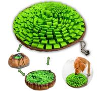 Dog Searching Mat 48 x 48 cm Foldable Dog Blanket Green