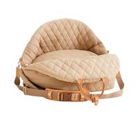 Dog Seat - Anxietyy Reducing Booster Bed, Adjustable Strap | Highway-Codess Safety Carrier, Isofixx Compatible Pet Travel Pod | Multi Functional Puppy Car Seat for Truck SUV RV