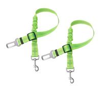 Dog Seat Belt for Car, 2 Pack Adjustable Dog Car Harness with Elastic Bungee & Safety Buckle Small Medium Large Dogs Pet Travel