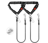 Dog Seat Belt for Car,Chew Proof Dog Car Seat Belt,2 in 1 Car Harness for Dogs Safety Seat Belt,Heavy Duty Pet Seat Belt for Medium & Large Dogs Chewer