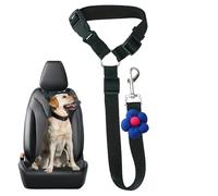 Dog Seat Belt Harness for Car - Retractable Safety Belt Robust Accessories, Safety Belt Back Seat Lead for Puppies Kittens Small Medium Large Travel Commuting Driving Safety