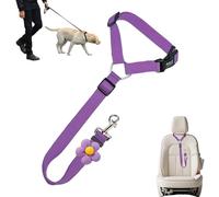 Dog Seat Belt Harness for Car, Retractable Safety Belt, Robust Pet Accessories, Vehicle Harness, Dog Seat Belt for Travel, Road Trips, Commuting, Driving, Transport, Large, Small