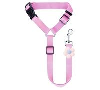 Dog Seat Belt | Retractable Safety Heavy-Duty Pet Supplies | Cat Car Headrest Restraint Belt - for Protection Safety Small Medium Kitten Puppy Travel Road Trip Driving