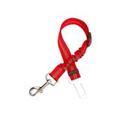 Dog Seat Belts for Cars - Dog Seat Belt Adjustable Elastic Bungee - Strong Durable Dog Car Harness (red)
