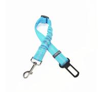 Dog Seat Belts for Cars - Seat Belt Adjustable Elastic Bungee - Strong Durable Dog Car Harness - Seat Belt 360 Degree Swivel Attach Won't Twist, Reflective, Easy to Use (Sky Blue)