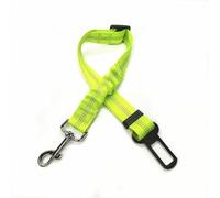 Dog Seat Belts for Cars - Seat Belt Adjustable Elastic Bungee - Strong Durable Dog Car Harness - Seat Belt 360 Degree Swivel Attach Won't Twist, Reflective, Easy to Use (Green)