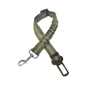 Dog Seat Belts for Cars - Seat Belt Adjustable Elastic Bungee - Strong Durable Dog Car Harness - Seat Belt 360 Degree Swivel Attach Won't Twist, Reflective, Easy to Use (Army Green)