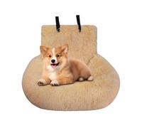 Dog Seat for Car | Medium Dog Plush Car Seat - Travel Bed Non-slip Pet Cushion for Small Medium Large Puppy Kitten Vehicle Adventures Camping Road Trip Truck Vet Visit