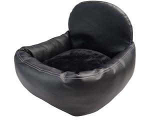 Dog Seat Leather Look Car Seat Belt Malaga Basket Bed Baskets Sofa