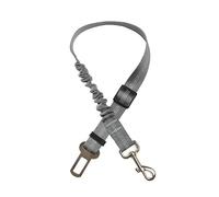 Dog Seatbelt for cars -Adjustable Elastic Bungee, Strong Durable Dog Car Harness - 360 Degree Swivel Attach Won't Twist, Reflective, Easy to Use (GREY)