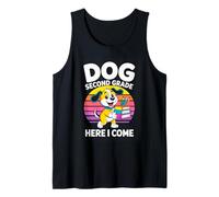 Dog Second Grade Here I Come Back to School Tank Top