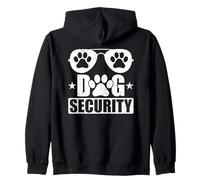 Dog Security Protection Squad Dog Security Costume Zip Hoodie