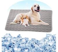 Dog Self Cooling Mat Pet Breathable Summer Pads, Cat WashableIce Ice Silk Blanket, Sleeping Dog Bed Kennel Mat Pad Non-Toxic Sleep Bed Mat for Large Dogs Cats