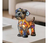 Dog Series Art Night Light, Lions Dog/Dachshund/Bomei/Sharpee/ Golden Retriever/Schnauzer/Bagitte Shape Table Lamp, Stained Resin Animal Table Lamp, Cute Pet Dogs Themed Bedside Lamp, Home Room Decor