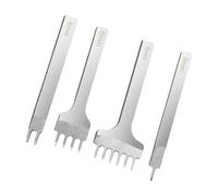 Dog Set Leather Set - 4 Chisels Set for Sewing and Leather Binding | Leather Supplies with Steel Punching for Beginners Men Women for Manual Drilling Leather
