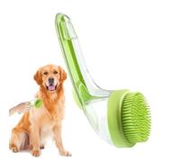 Dog Shampoo Brush - Dog Grooming Bath Brush | Silicone Anti-Slip Ergonomic Massage Bristle Cleaner Outdoor for Cats Horses Puppies Kittens Spa Shower Bathing