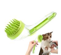 Dog Shampoo Brush,Dog Grooming Massage Brush with Shampoo Dispenser | Grooming Tool Cleaner Silicone Bristle Cat Comb Shower Accessories for Puppy Kitten Small Animals