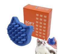 Dog Shampoo Brush Ergonomic Handle, Save Space, Grooming, Shedding | Dog Washing Massage Brush Massage, Curry Comb, Slicker Brush for Pet, Medium, Large, Puppy, Cat, Short Hair, Long Hair, Coat
