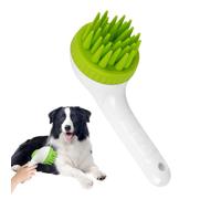 Dog Shampoo Brush - Pet Care Tools | Scrubbing Silicone Dog Brush Dog Shoes | Long Handle Press Shampoo Brush & Scrubber for Dogs and Cats Who Are Soothing Home