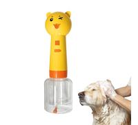 Dog Shampoo Dispenser Bear Shape 350ml,Electric Detergent Dispenser - Portable Foam Sprayer for Bathroom Sink Shower Toilet Kitchen Cleaning Wash Bathtub Bath