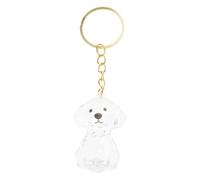 Dog Shape Keyring Pet Hair Collector Cats Furs Collection Display Box For Pet Lover Memorial Keepsakes Bag Charm Pet Hair Collector Keychain Accessories