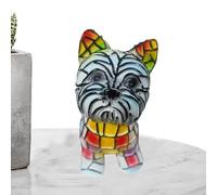 Dog Shape LED Table Lamp - Rechargeable Resin Ambience Light for Bedroom | Adorable Night Light for Bedside Shelf, Children’s Room, and Nursery, Decorative Soft Lighting for Home Atmosphere
