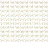 Dog Shape Paper Clips, 100pcs Cute Metal Bookmark Clips, Creative Dog Design Plated Metal Paper Clips for Students Office School Stationery, Portable and Durable with Storage Box (Golden) Handy and pr