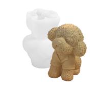 Dog Shaped Craft and Treat Mold Handmade Decorations Flexible Resin for Home Decors Project Shaped Silicone Mold