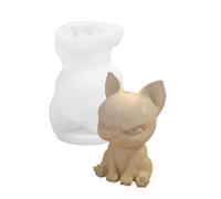 Dog Shaped Craft and Treat Mold Handmade Decorations Flexible Resin for Home Decors Project Shaped Silicone Mold