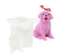 Dog Shapes for Candle Making - Cute Small Golden Retriever Soap Moulds | 3D Dog Silicone Candle Mould, D I Y Craft Supplies for Making Aromatherapy Candles, Soap Lotions