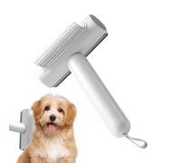 Dog Shedding - Brush Lint Remover Stainless Steel Comb Grooming Tool for Cats, Kittens, Puppies, Medium to Large Animals, Effective and Undercoat Hair Removal. 7.87inch