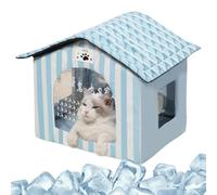 Dog Shelters for Outside,Insulated Indoor Dog House With Ice Pack - Pet Furniture for Summer Animals Stray Outside Garden Courtyards Backyard Farm Indoor Living Room Balconies