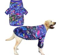 Dog Shirt for Large Dogs Neon Space Shirt Glow in The Dark Pajamas for Medium Large Dogs XL, Spaceman