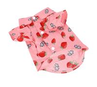 Dog Shirt, SkinFriendly, Cute Fruit Pattern, Washable Pet Clothes, Breathable, Fashionable for All Kinds of Pets, Spring and Summer (#14)