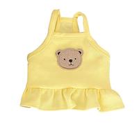 Dog Shirt Skirt,Cute and Fashionable Dog Shirt,Soft Breathable Sleeveless Puppy Dress Ruffled Skirt Tank Tops Puppy Chihuahua Yorkie Clothes T Shirts Pet Spring Summer Wearing (L)