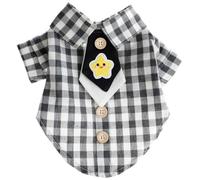 Dog Shirt Summer Vest Short Sleeve Pet Clothes Dog Top Floral T-Shirt Tops Dog Jackets Outfits for Small Dogs Breeds Cats G-Rabbit L