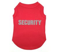 Dog Shirt Tee Shirts Puppy Summer Clothes Tank Top Vest Reflective SECURITY Sweat Shirt for Small dog Medium Cat Reflected Red L