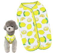 Dog Shirts - Clothes For Cute Pets | Chihuahua Summer Clothes | Pet Knitted Cotton Striped Tee Shirt | Sleeveless Sports Shirts for Dogs Puppy Cats Indoor Outdoor Activities