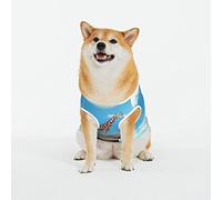 Dog Shirts Elephant Giraffe Overcomes Fear by Walking On High Rope Printed Dog Clothes Soft Cotton Pet T Shirt Breathable Puppy Sweatshirt Apparel Outfit for Pet Dog (3X-Large)