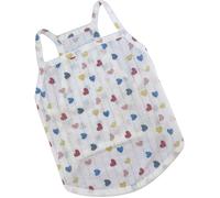 Dog Shirts Soft Pet Clothes Sweet Heart Pattern Breathable Summer Dog Sling Vest for Small Puppy for Small Medium Dogs and Cats