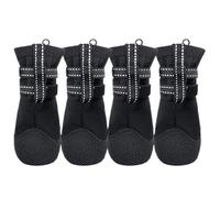 Dog Shoes | 4 Pieces Non-Slip Pet Shoes, Soft Protector for Medium to Large Dogs - for Hiking Hiking Summer Rainy Day Winter and Snow