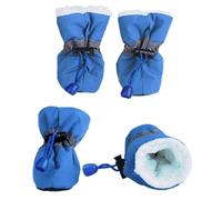 Dog Shoes 4pcs Winter Thick Warm Pet Dog Shoes Anti-slip Waterproof Rain Snow Boots Footwear For Puppy Socks Booties Paw Care(B3,5)