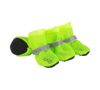 Dog Shoes Breathable Mesh Boots,Summer Breathable Dog Boots Nonslip Sole Protector for Small Medium Dogs_S() Rkz443 (Green, 14x13x1cm)